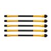 Double Head Makeup Brush Eye Shadow Stick Eye Shadow Brush Single Beauty Makeup Brush 5PCS - Golden