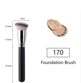 3-pieces Foundation Makeup Brushes Set Single Foundation Brush Oblique Head Concealer Brush Small Concealer Brush Beauty Tools - 170