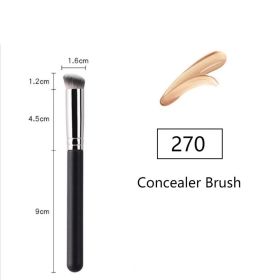 3-pieces Foundation Makeup Brushes Set Single Foundation Brush Oblique Head Concealer Brush Small Concealer Brush Beauty Tools - 270