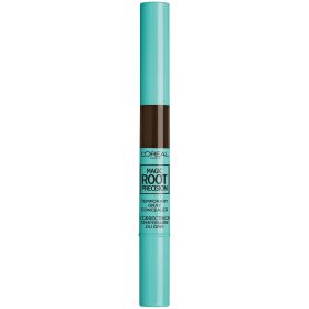 L'Oreal Paris Magic Root Precision Temporary Gray Hair Color Concealer Brush, 4 Dark Brown, 0.05 fl oz - L'Oreal Paris