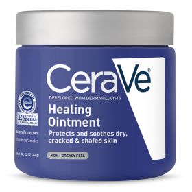 CeraVe Healing Ointment for Face & Body, Protects and Soothes Dry, Cracked, & Chafed Skin 12 oz - CeraVe