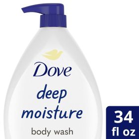 Dove Beauty Body Wash with Pump Deep Moisture Nourishing for Dry Skin 34 fl oz - Dove