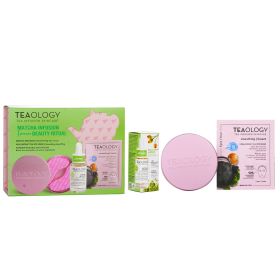 TEAOLOGY - Matcha Infusion Forever Beauty Ritual Set: Matcha Lifting Serum 15ml +  Eye Mask 5ml+Reusable Silicone Eye Patches 505631 3pcs - As Picture