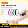 Painless Physical Hair Removal laser Epilators stone Crystal Hair Eraser Safe Reusable Body Beauty Depilation Tool - Gold