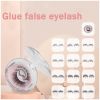 1Pair Glue-free False Eyelashes Wispy Natural Lashes Long Eyelash Self-adhesive Lash Extension Reusable Handmade Lash For Makeup - B66