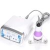 Portable ultrasonic 40khz body slimming massager belly fat removal weight loss beauty machine - White & Purple