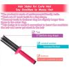 17 Teeth Round Comb Hair Brush Styler for Curly Hair, Portable Anti Slip Curling Wand - 1PCS