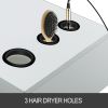 VEVOR White Salon Wall Mount Stations Styling Classic Locking Storage Beauty Salon Spa Equipment Barber Stations - Default